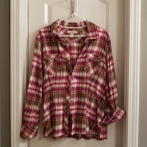 Plaid Button Down Shirt